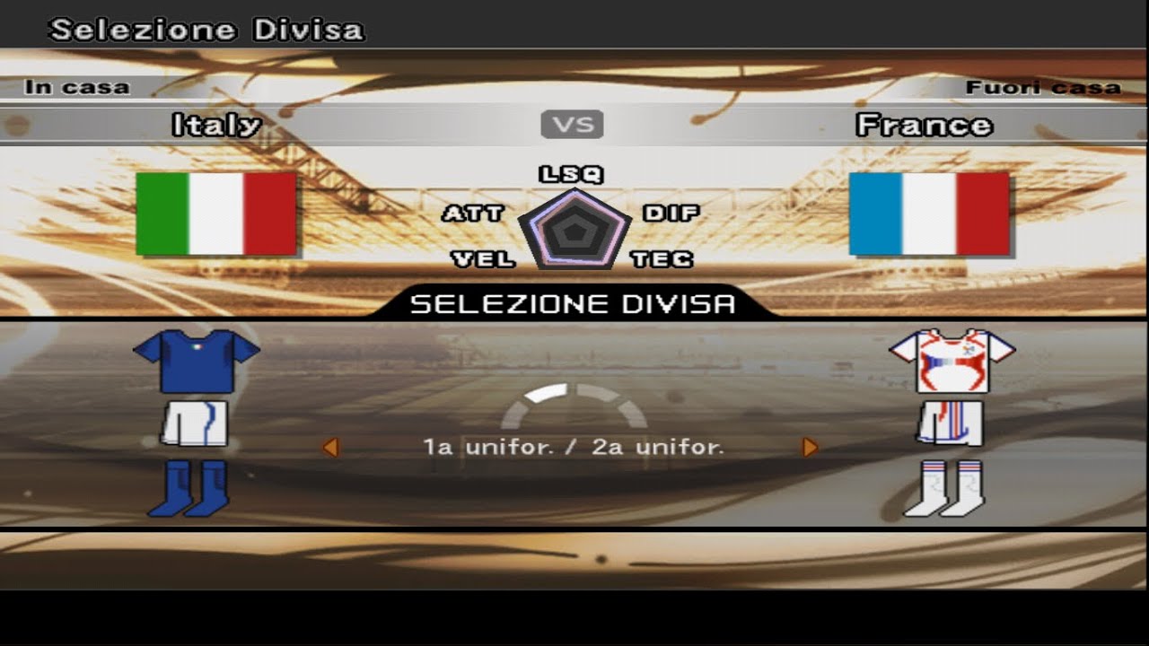 PES 6 | ITALY - FRANCE