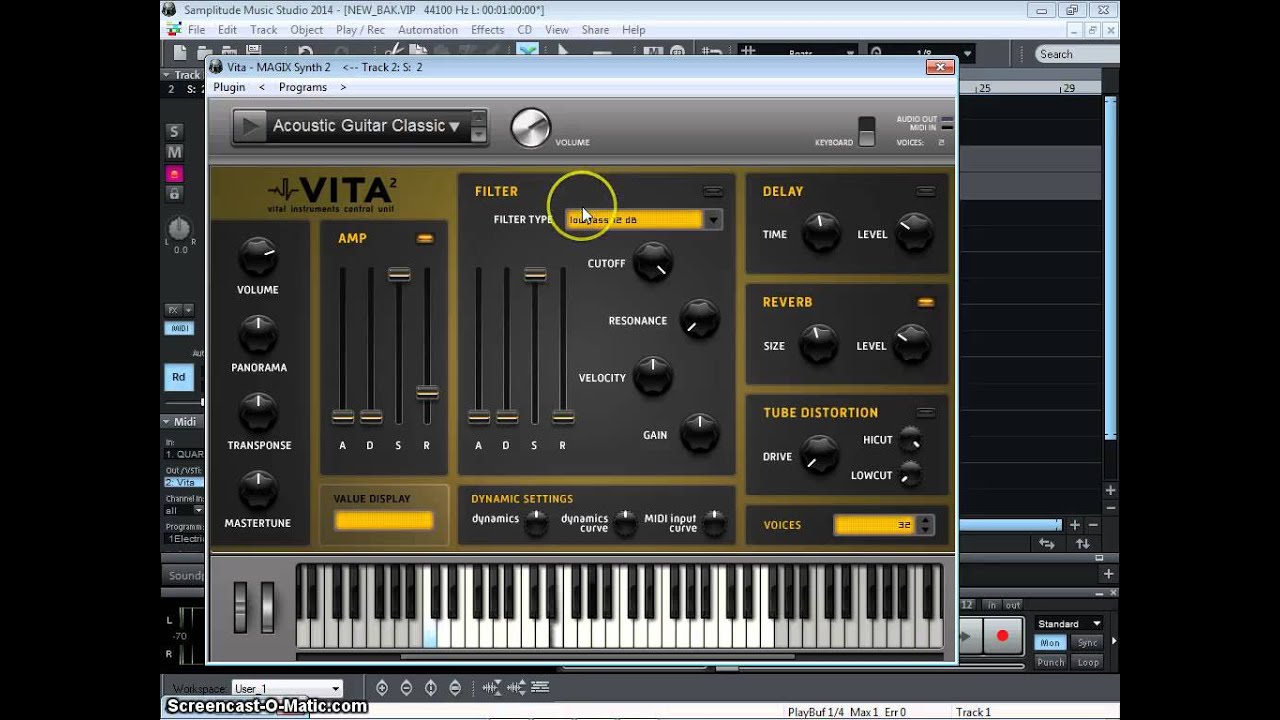 MAGIX SAMPLITUDE CONTENT acustic guitars vita demo