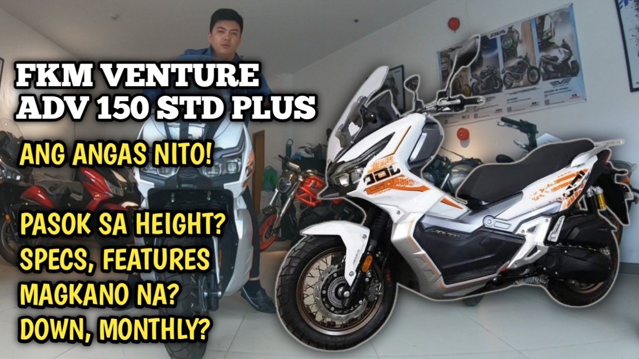 FKM VENTURE ADV 150 STD PLUS LOOKS, SPECS, FULL REVIEW | DUDE YMARTV