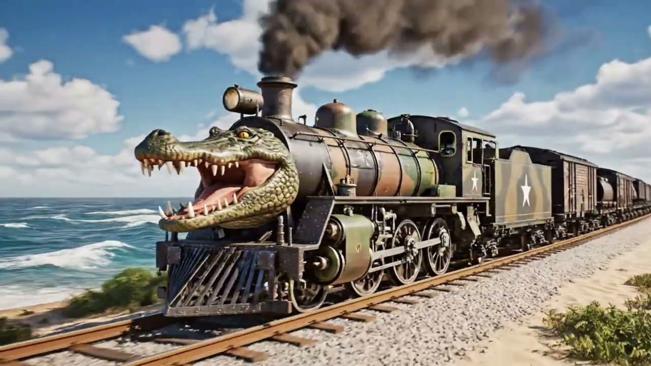 Brainrot Animals x Italian Brainrot Extinction Train (Official Music Video)