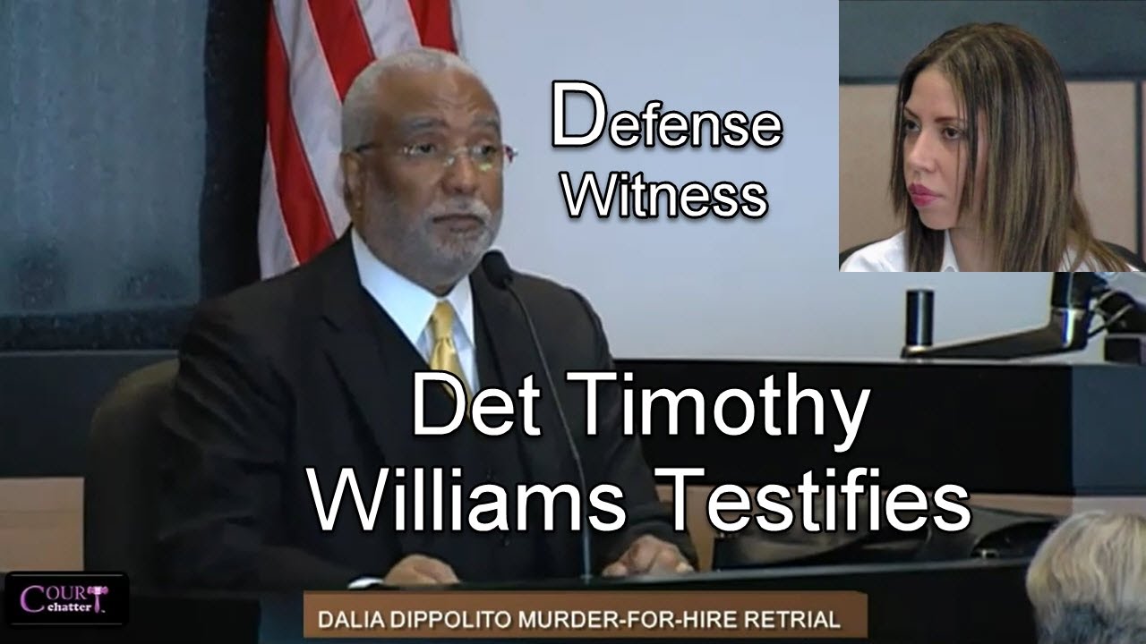 Dalia Dippolito Retrial Day 4 Part 1 (Retired Det Timothy Williams) 12/12/16