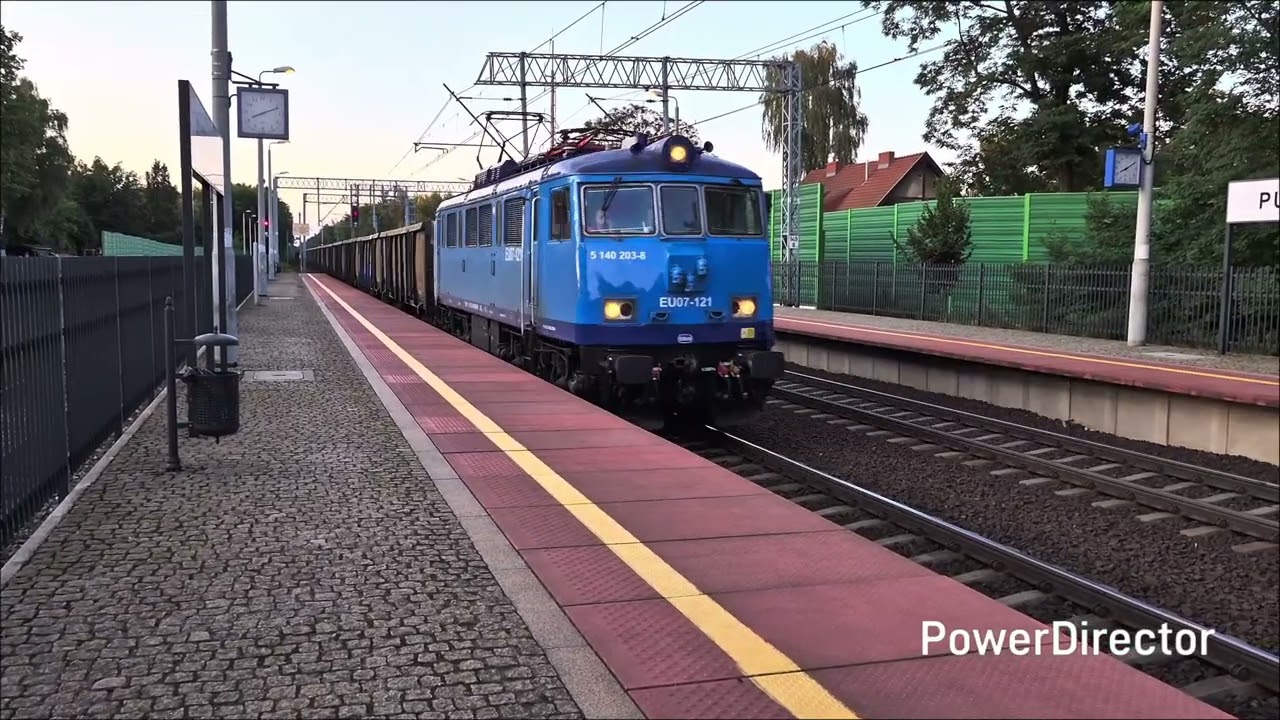 BR181 009-2 CARGOUNIT Z SILOSAMI, EU07-121 &TEM2-281 TABOR RAIL Z WĘGLARKAMI, E6ACTadnb-098 STM RAIL