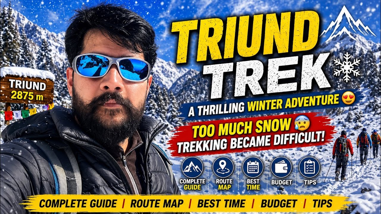 Frosty Trails: The Ultimate Triund Winter Trekking Guide - Explore the Snowy Splendor of Triund.