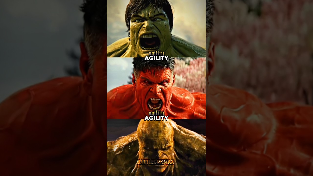 Hulk vs Red Hulk vs Abomination #battle #edit