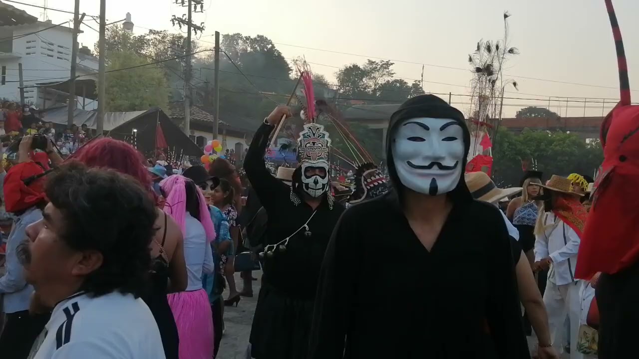 carnaval mecapalapa 2022 marcha del día sábado