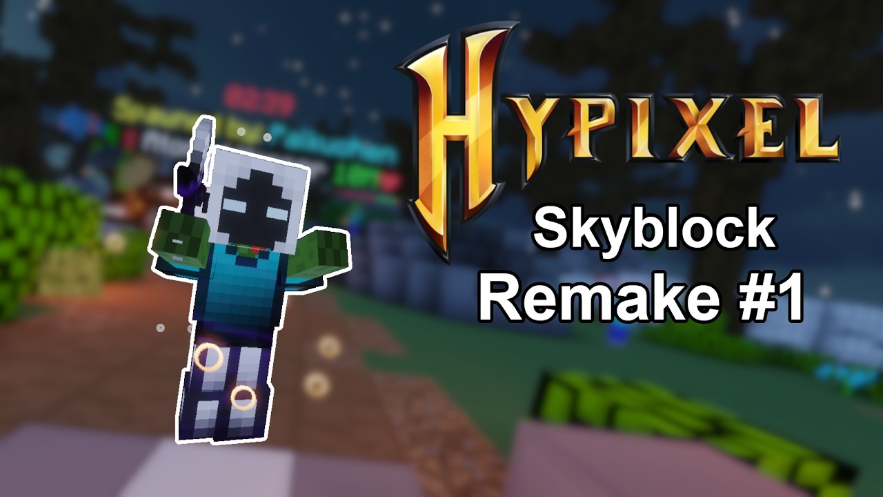 I Strated to REBUILD HYPIXEL SKYBLOCK!