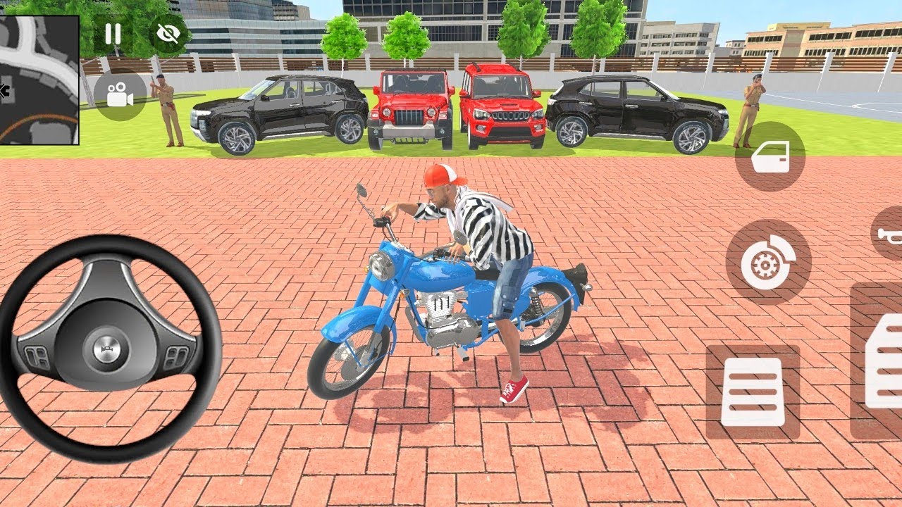 🎮 Franklin order by 2⃣ black ⚫ car & 1⃣ Mahindra Thar & Scorpio in Indian 🇮🇳 bike Theft simulator 🎮