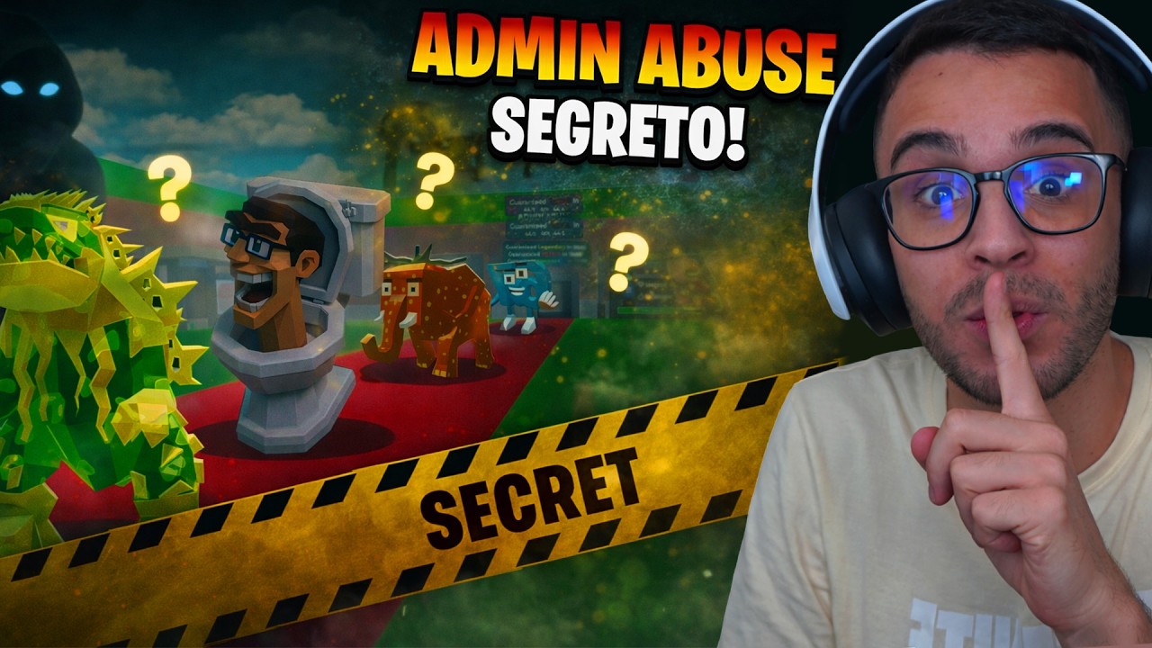 UN ADMIN ABUSE SEGRETO FATTO ALL' IMPROVVISO su STEAL a BRAINROT!!