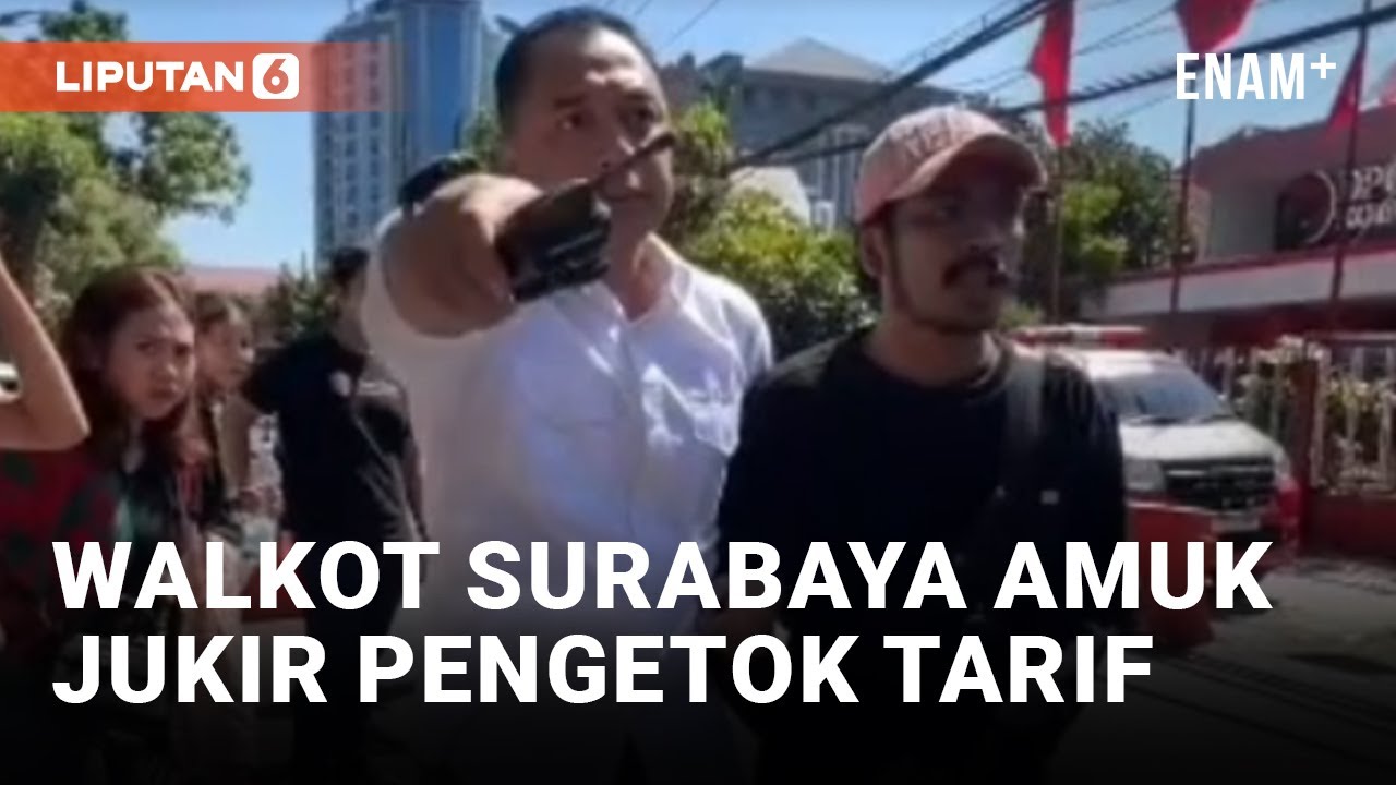Wali Kota Surabaya Mengamuk Pergoki Jukir Tarik Tarif Parkir Rp35 Ribu | Liputan6