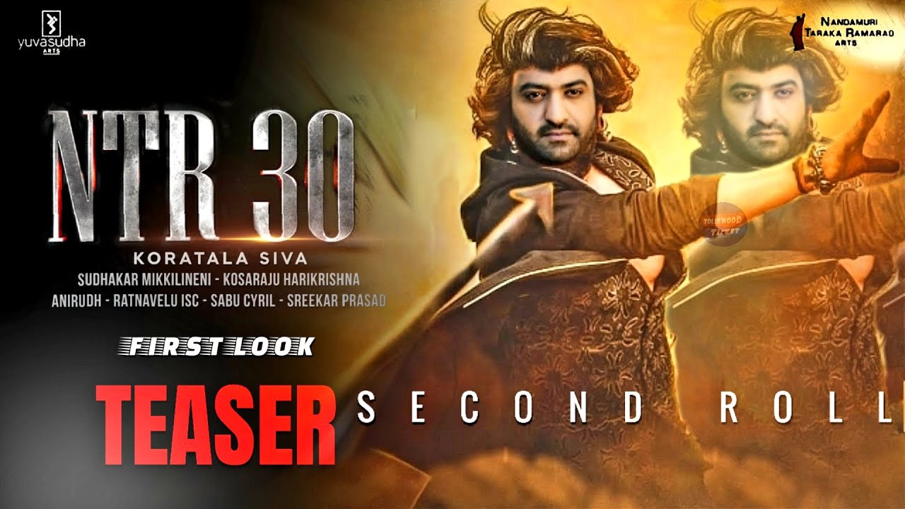 NTR30 First Look Teaser | Jr NTR Second Roll | Janhvi Kapoor | Koratala Siva | Kalyan Ram