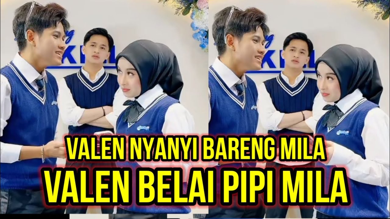 Valen Nyanyi Bareng Mila, Valen Belai Pipi Mila!