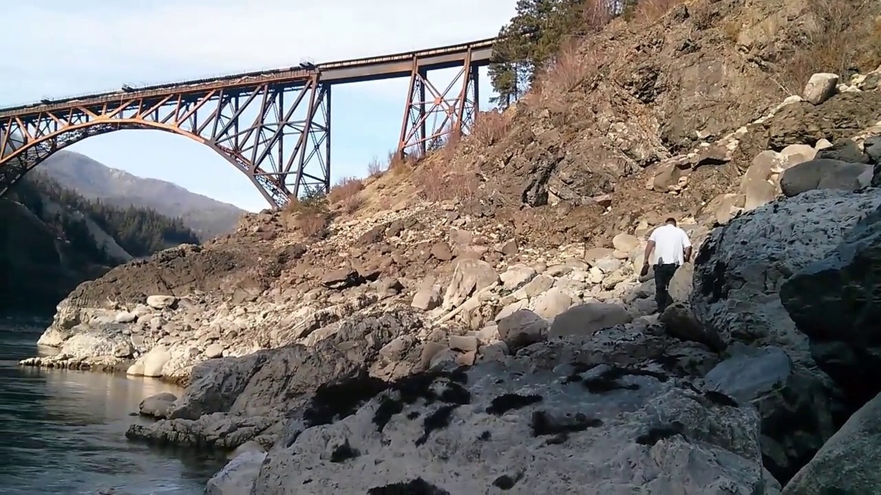 Claim Jumpers on our claim on the Fraser River.