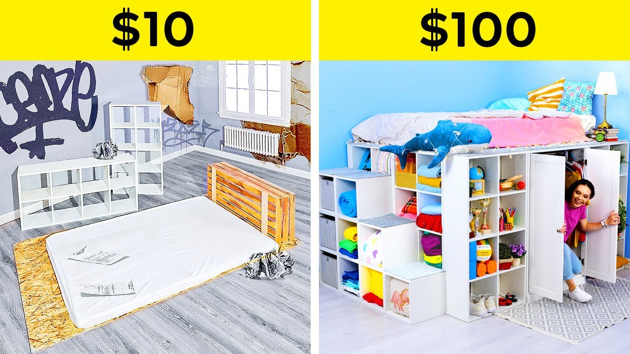 KAMER MAKE-OVER MET WEINIG BUDGET || HOE MAAK JE JE KAMER GEZELLIGER