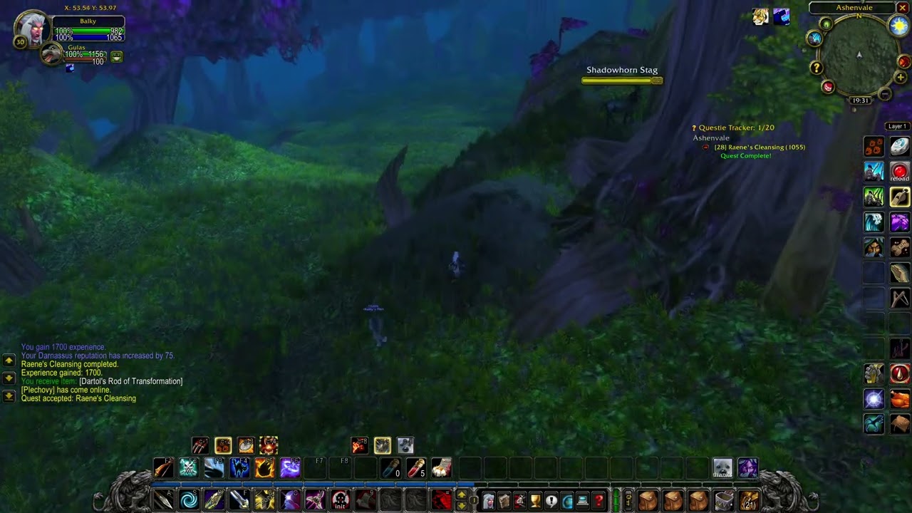 Raene's Cleansing (WOW classic quest)