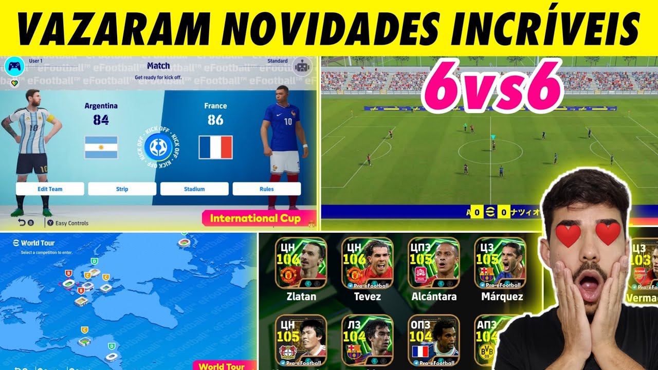NOVO Modo de Jogo e NOVO MENU Incríveis no efootball 2026 mobile