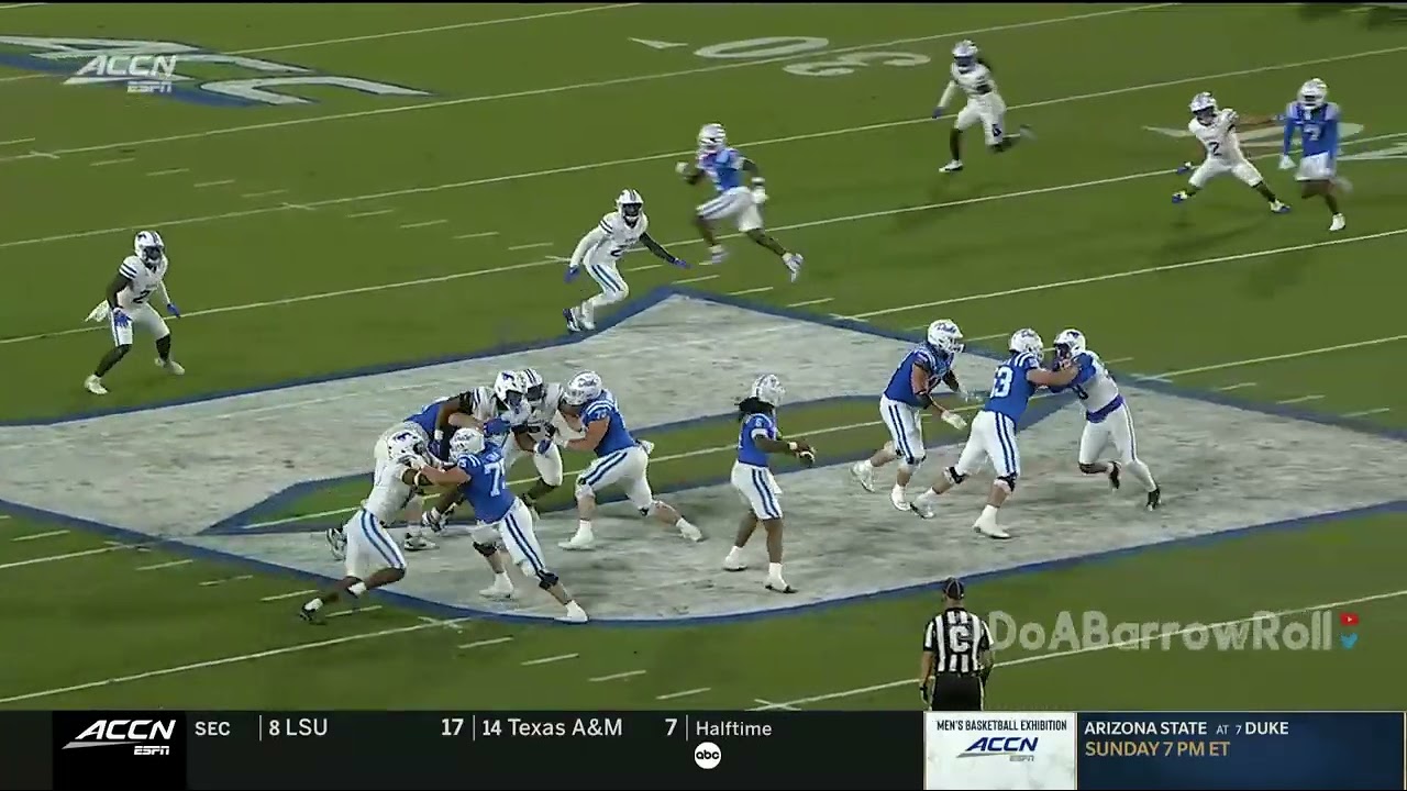 Duke OL/Offense vs SMU Defense (2024)