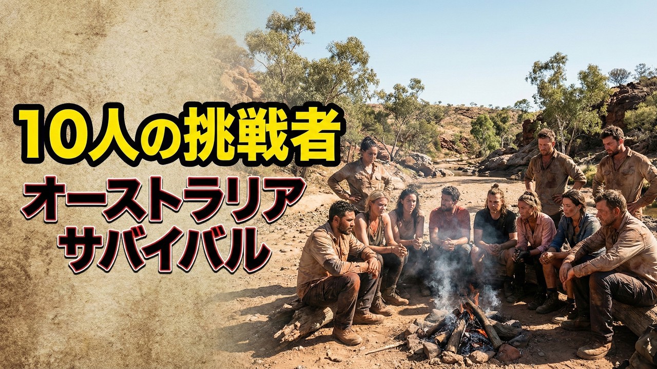 10人が挑むサバイバル―オーストラリア版 #サバイバル #オーストラリア