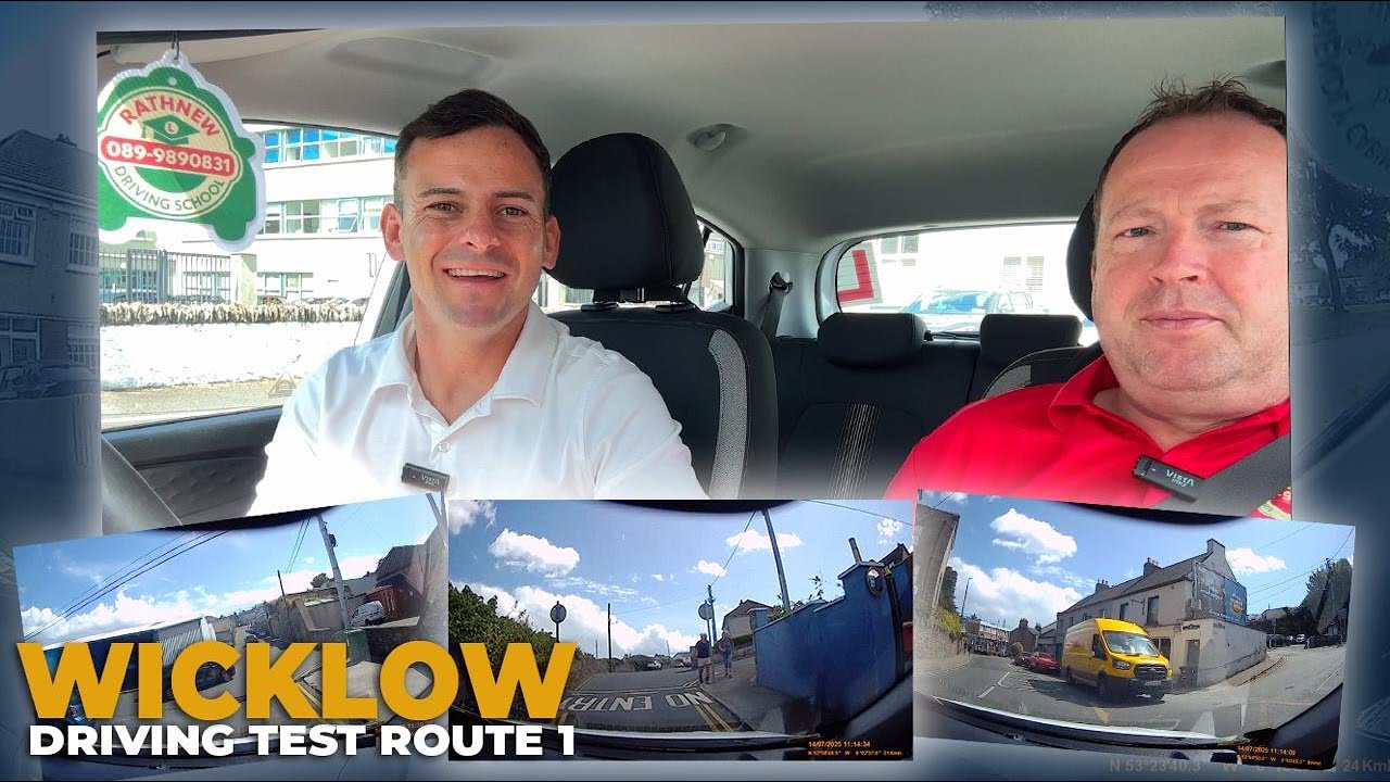 Wicklow Driving Test Route 1