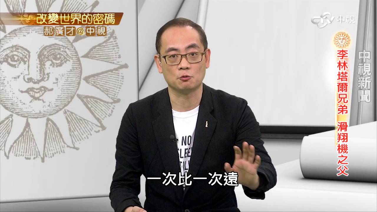 李林塔爾兄弟 滑翔機之父的故事│郝廣才在中視20160921