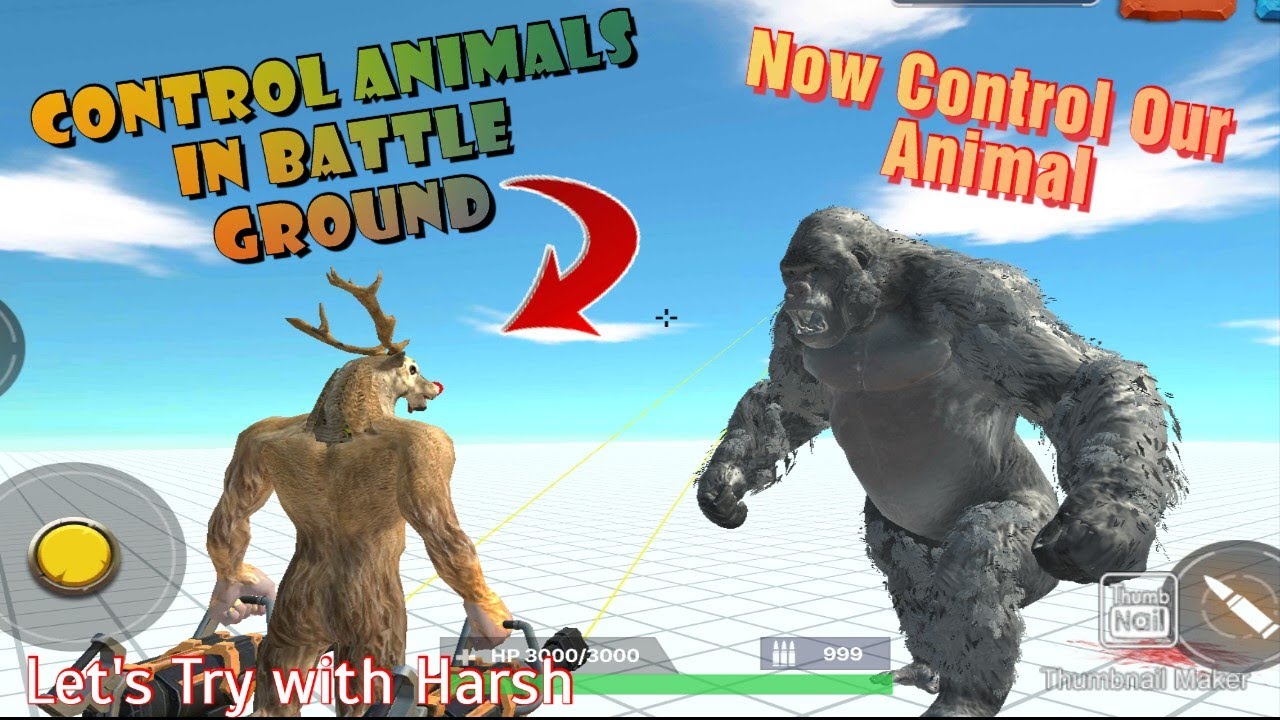 Control Animals In Battle Ground In Animal Revolt Battle Simulator | Now Control Our Animals | arbs