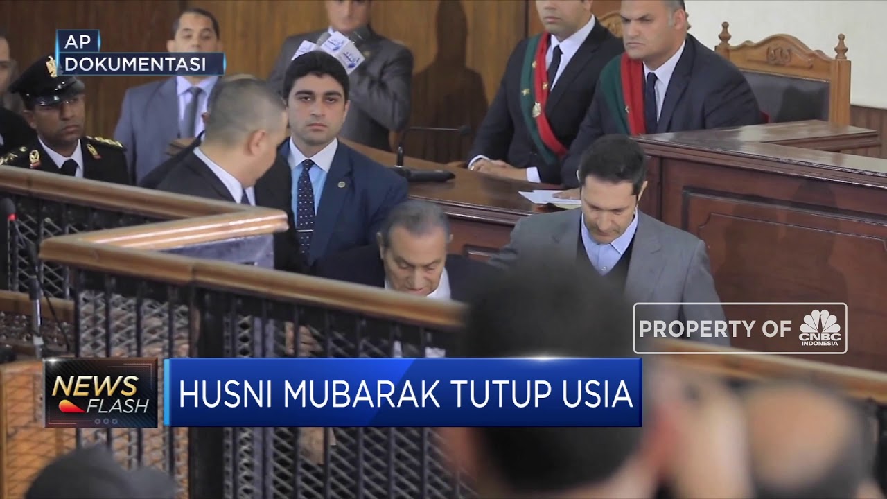 Mantan Presiden Mesir Husni Mubarak Tutup Usia