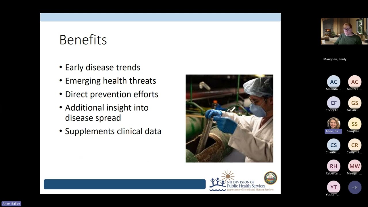 COVID and Wastewater Surveillance Data in NH