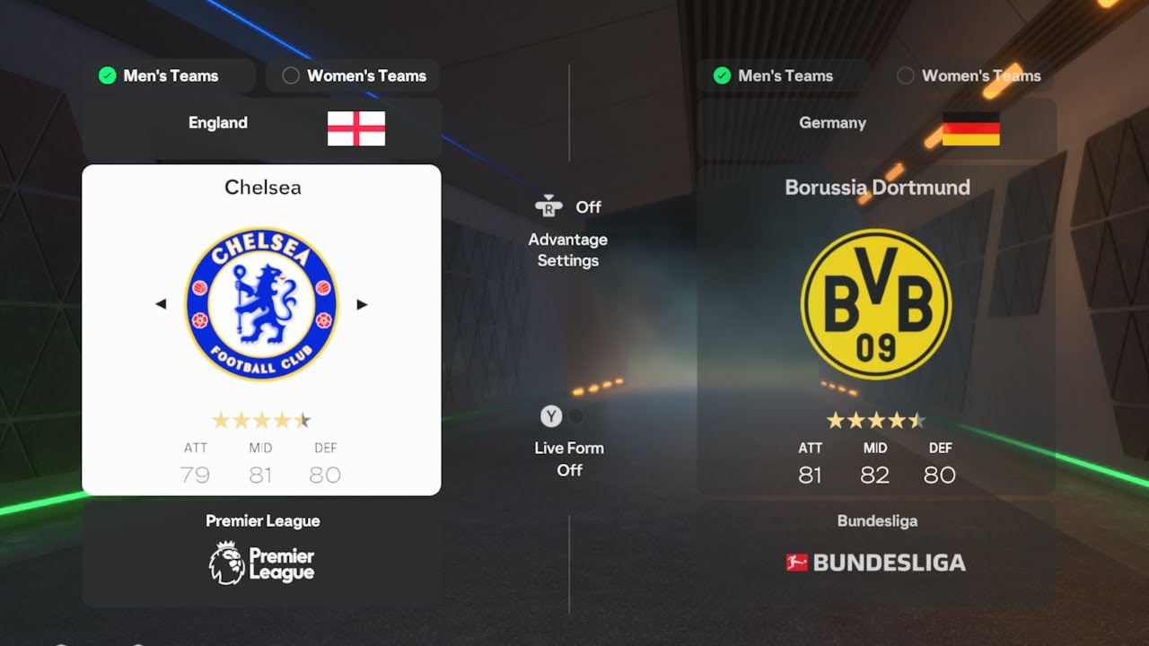 CHELSEA  vs  BORUSSIA DORTMUND