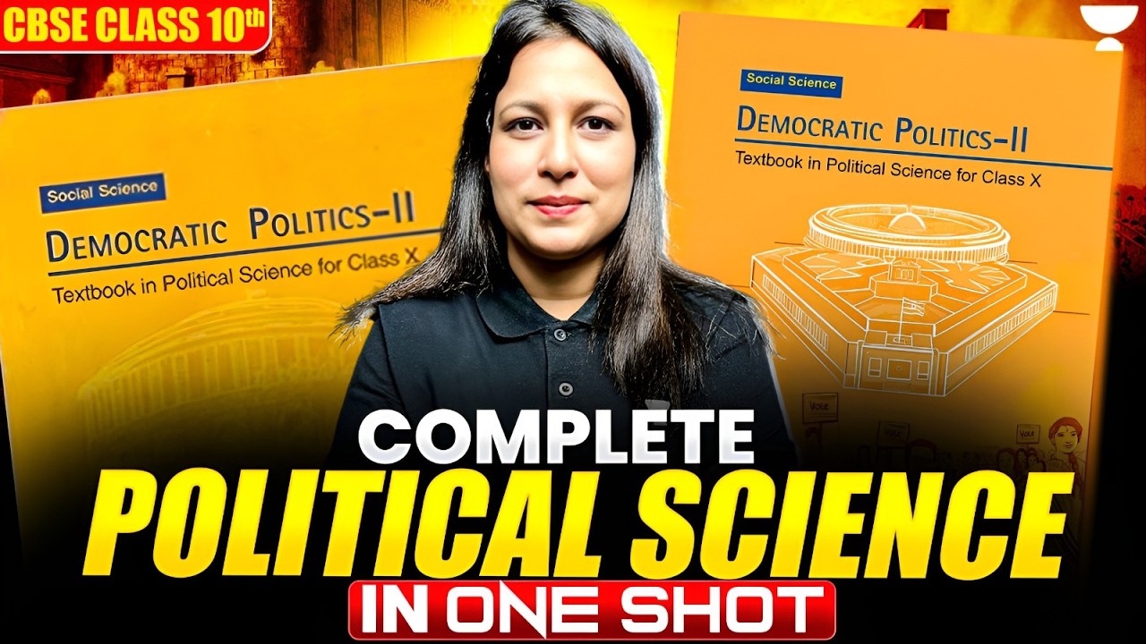 Class 10 Political Science Full Revision | Complete Civics in One Shot | Board Exam 2026 | Radhika