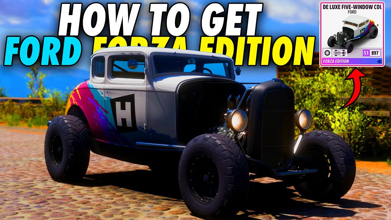Как получить Ford De Luxe Five-Window Coupe FORZA EDITION в Forza Horizon 5 — получите редкую маш...
