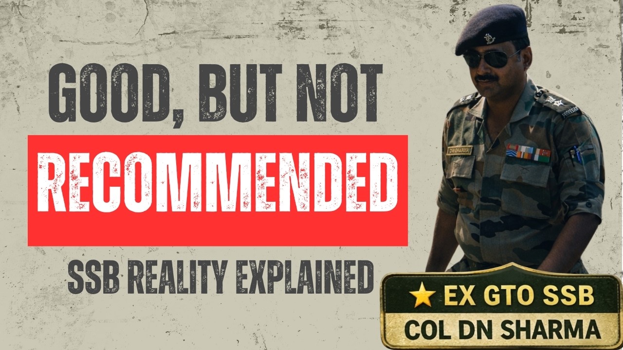 Why Good Candidates Get Rejected in SSB | GTO Explains Real Reason | SSB Interview 2026