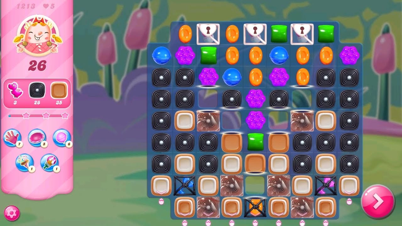 Candy Crush Saga LEVEL 1213 NO BOOSTERS (new version)🔄✅