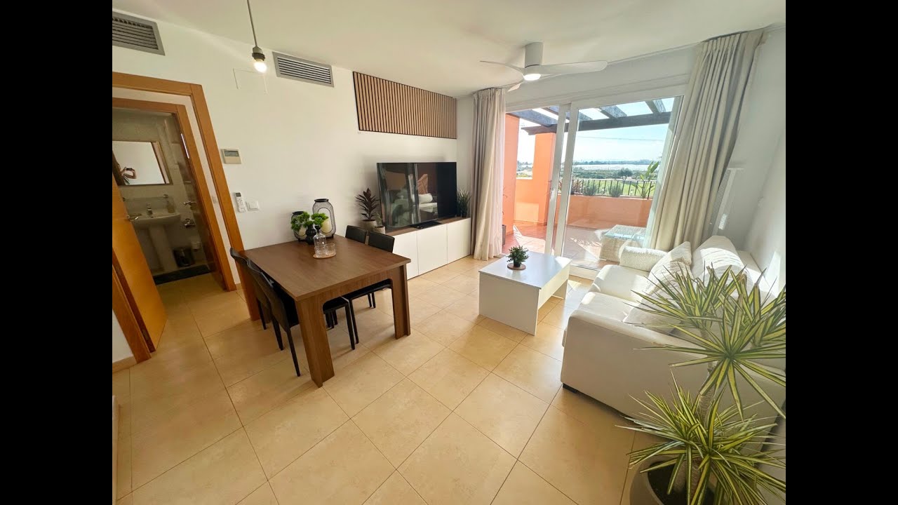 Beautiful West facing apartment for sale on the Mar Menor Golf Resort in the Region of Murcia!