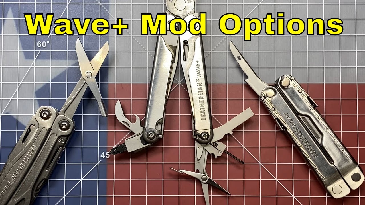 Leatherman Wave+ : Common modifications