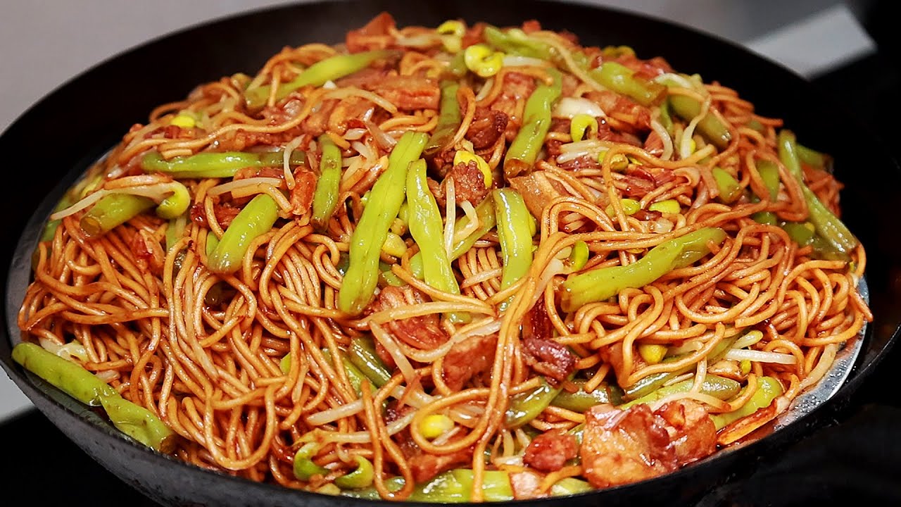 巨好吃的豆角蒸面，嗦起来真带劲！
