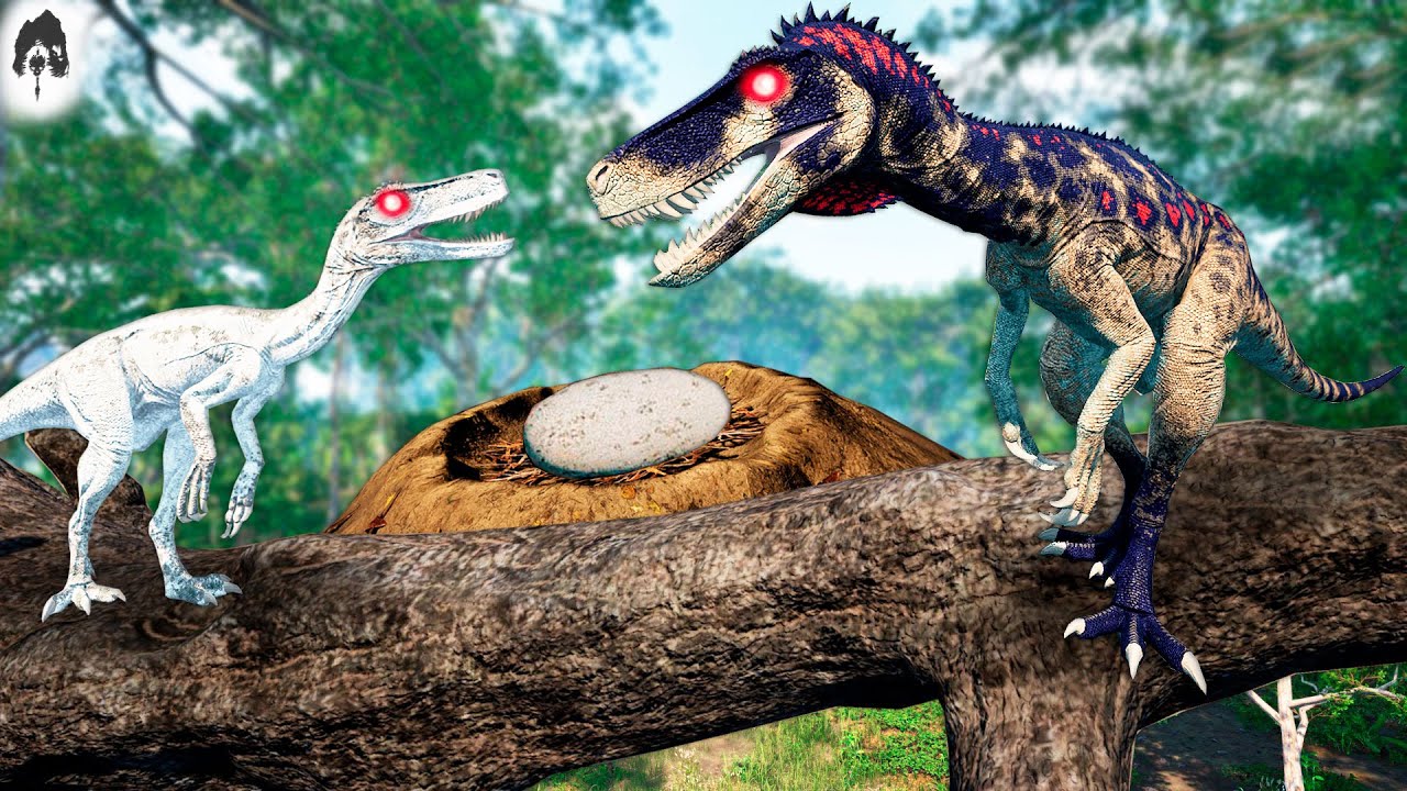 The Isle | PREDADOR INTELIGENTE! Família Em Ação! Herrera Albino Vence A Armadilha Do Raptor!🤍