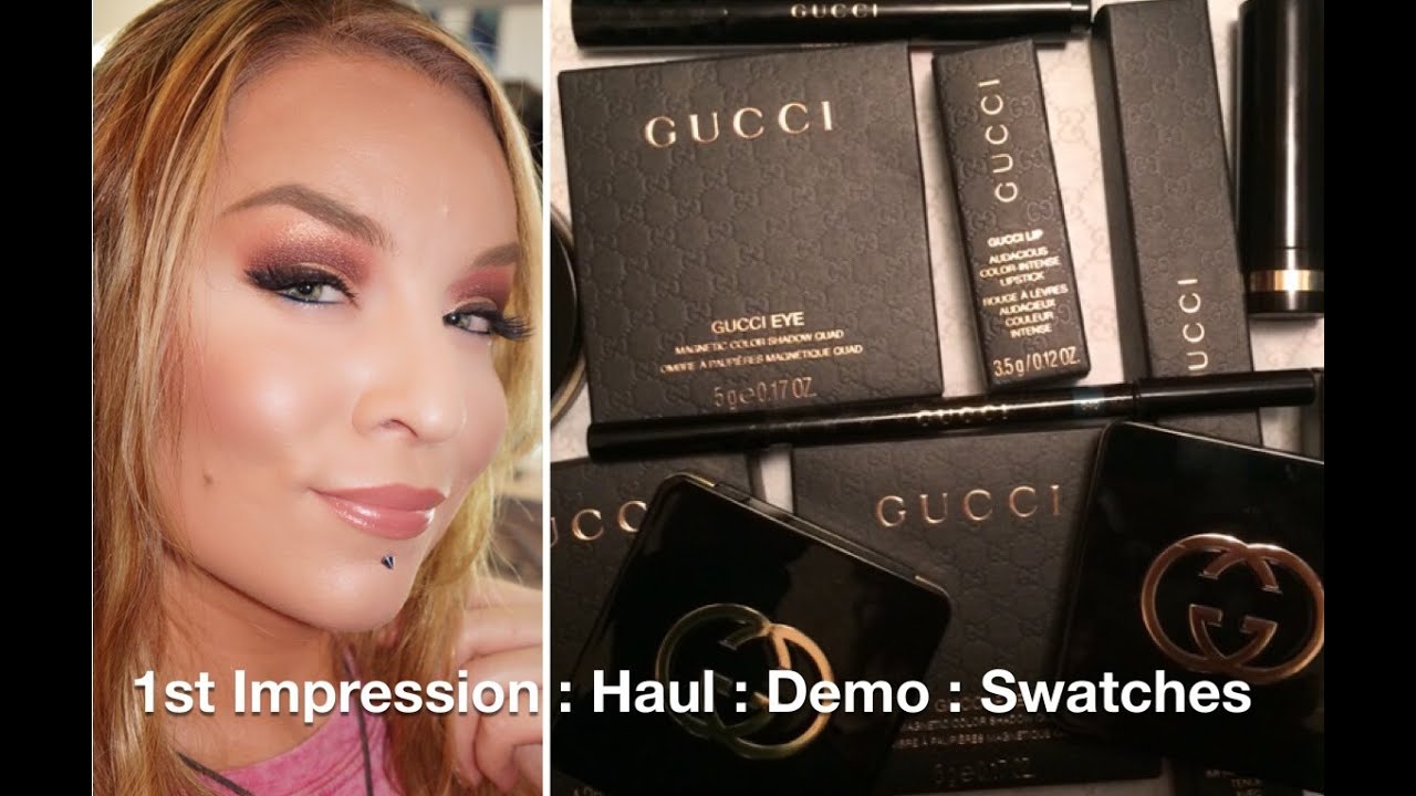 Haul : Demo : Gucci Beauty / Makeup / Cosmetics