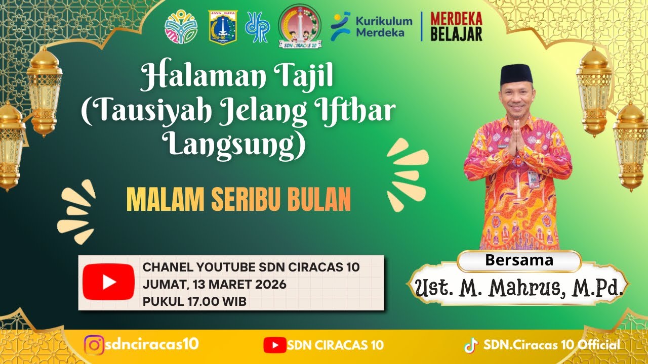 HALAMAN TAJIL, Jumat 13 Maret 2026