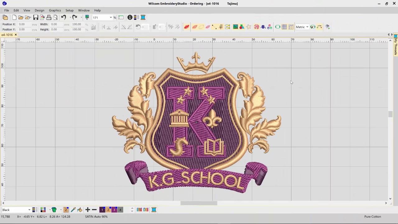 Wilcom's EmbroideryStudio e4 Ordering