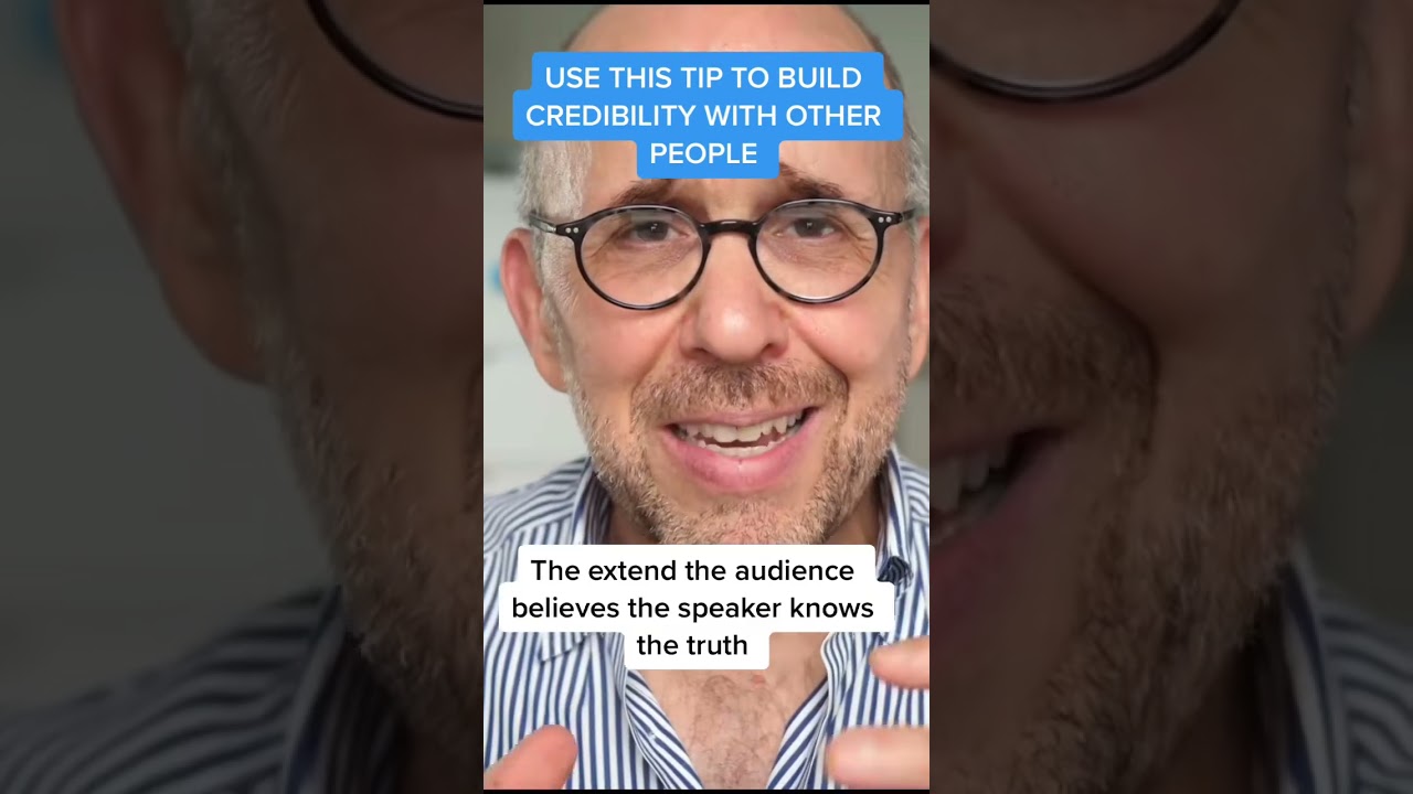 Use this tip to build credibility with other people