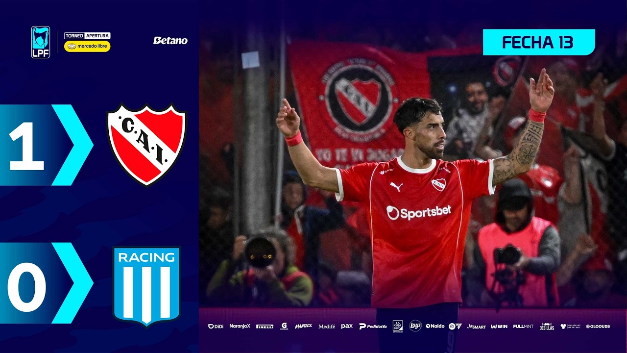 INDEPENDIENTE 1 - 0 RACING | Resumen del partido | #TorneoMercadoLibre 2026 🏆