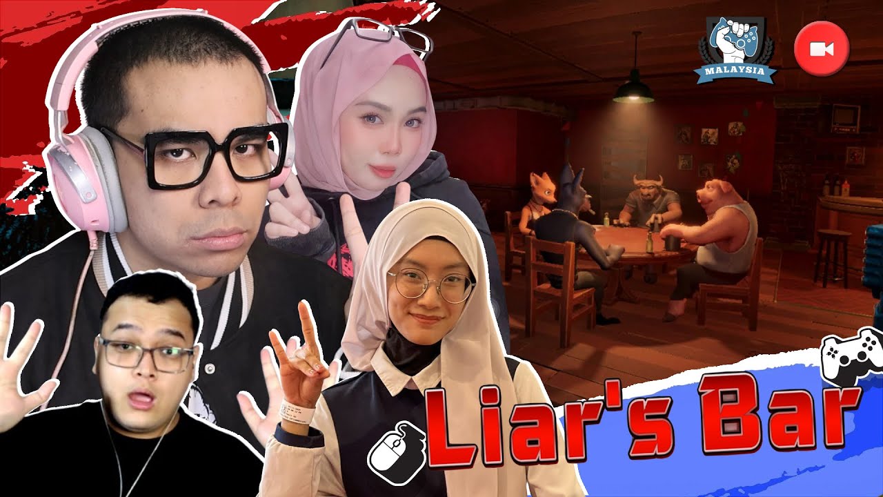 🔴 [Fluffs] SIAPA PALING HANDAL BAB PENIPUAN?! | Liar's Bar (Malaysia)
