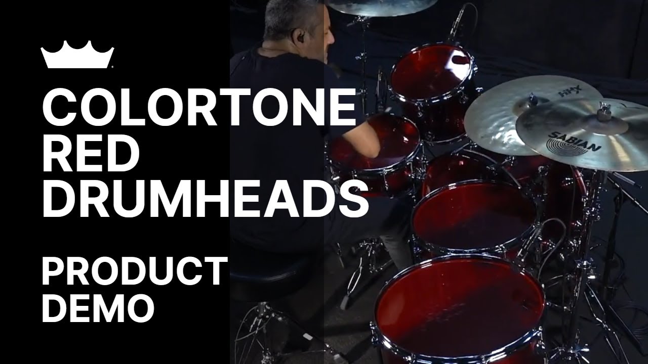 Colortone Red Drumhead | Remo