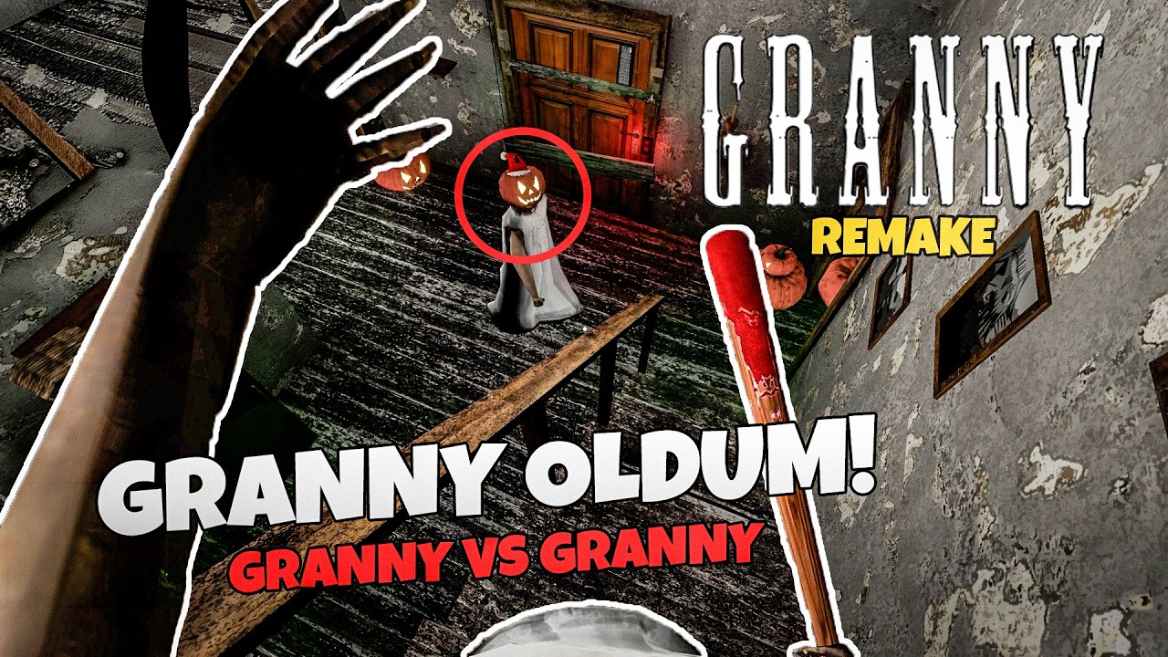 GRANNY OLUP GRANNY'NİN EVİNDEN KAÇTIM! (GRANNY VS GRANNY) 😂- Granny Remake