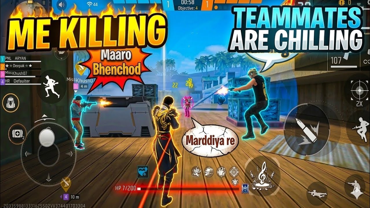 🚀 “Teammates Chill… I Go Beast Mode 🐺 Rank Push Free Fire”