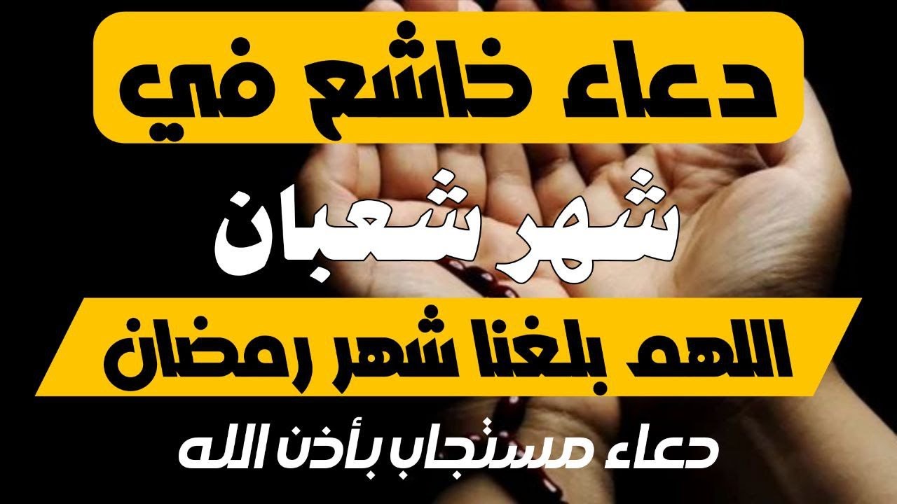 أفضل دعاء خاشع في شهر شعبان اغتنم هذا اليوم بالدعاء | لا تفوّت هذه اللحظات المباركة علاء عقل