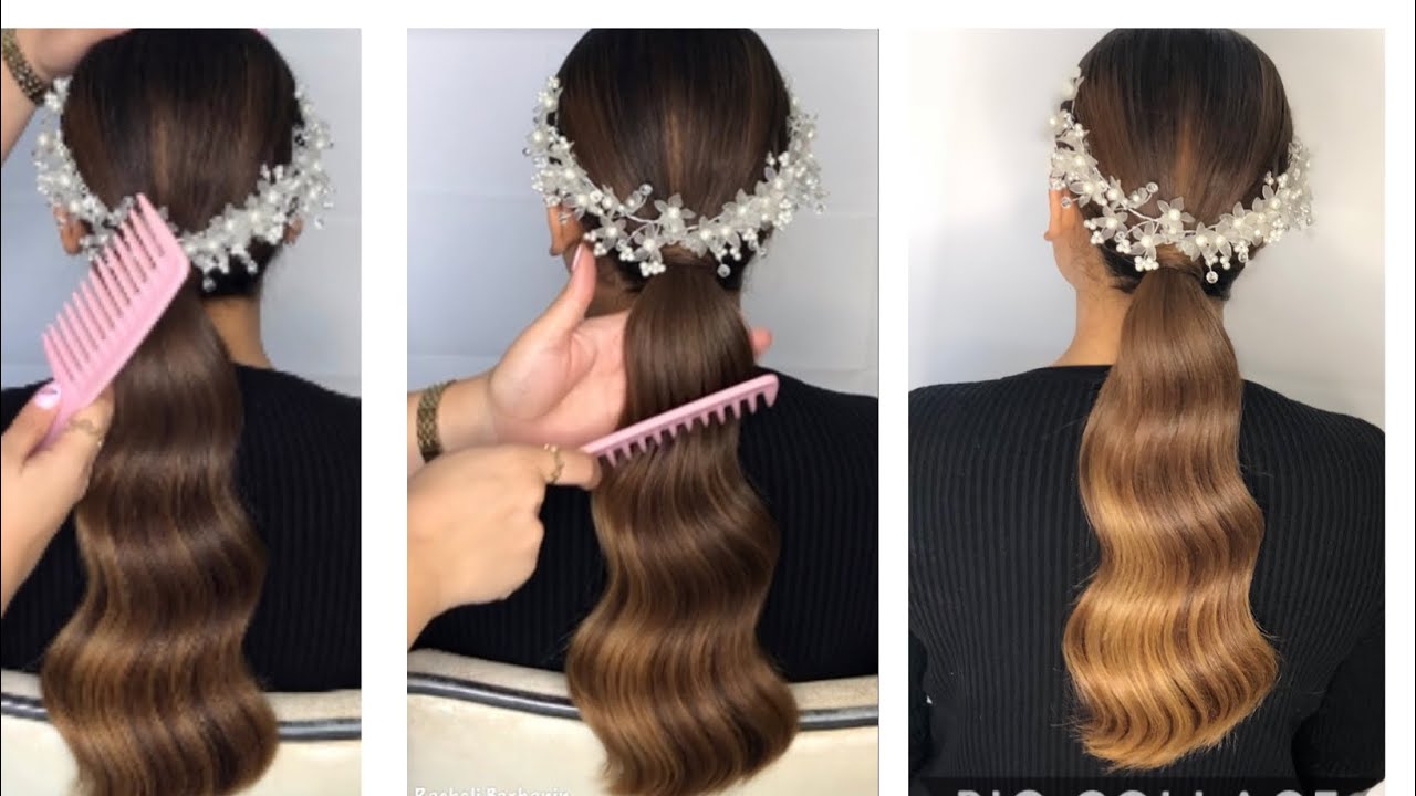 ••• wavy ponytail tutorial ••• קוקו מוברש