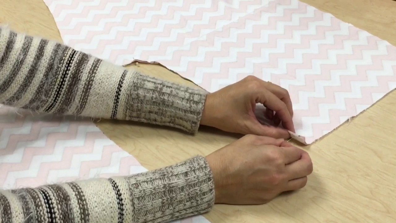 Apparel 1 - How to sew a pair of pants - pinning the crotch