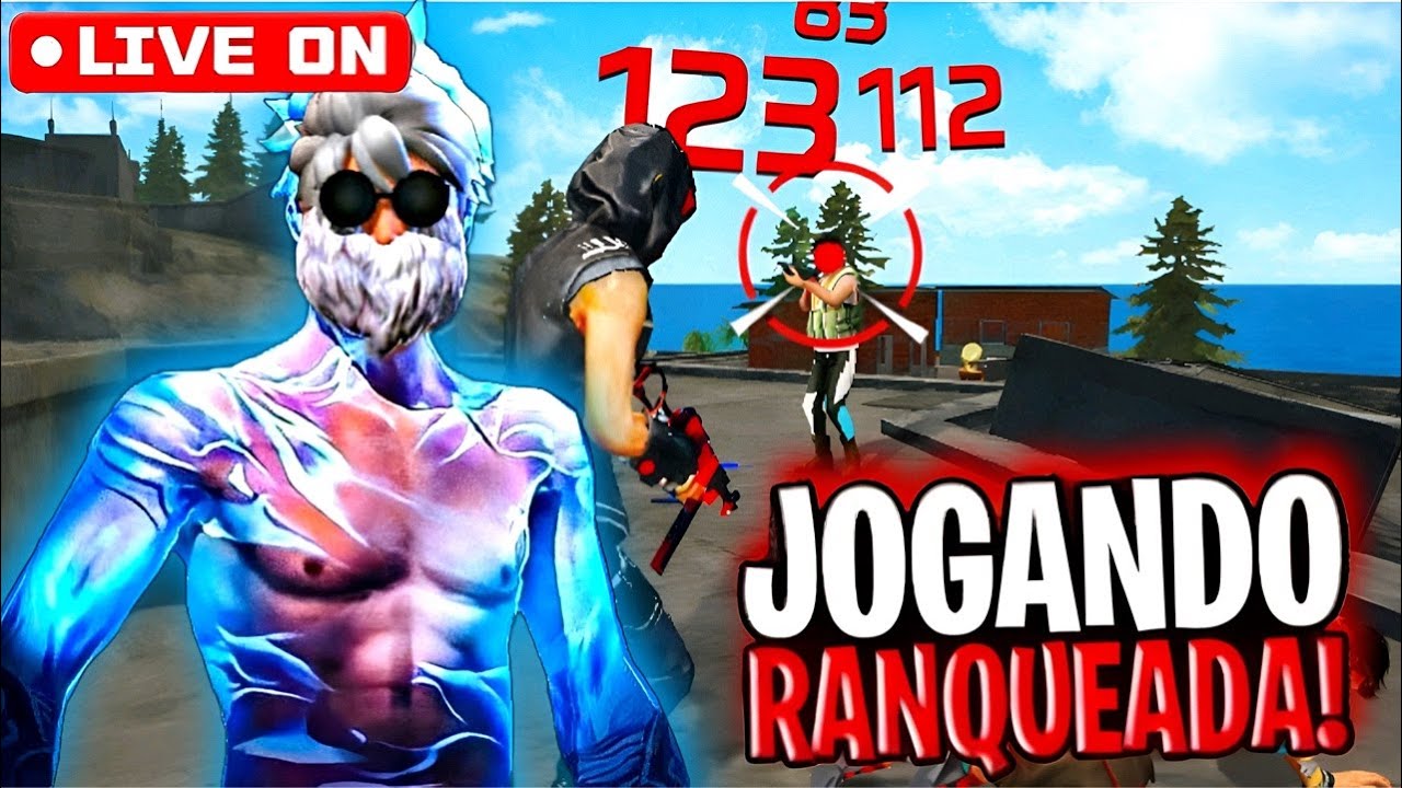 LIVE ON 🔴 FREE FIRE | RANQUEADA E SALA COM INSCRITOS – TROPA JOKER 🔥