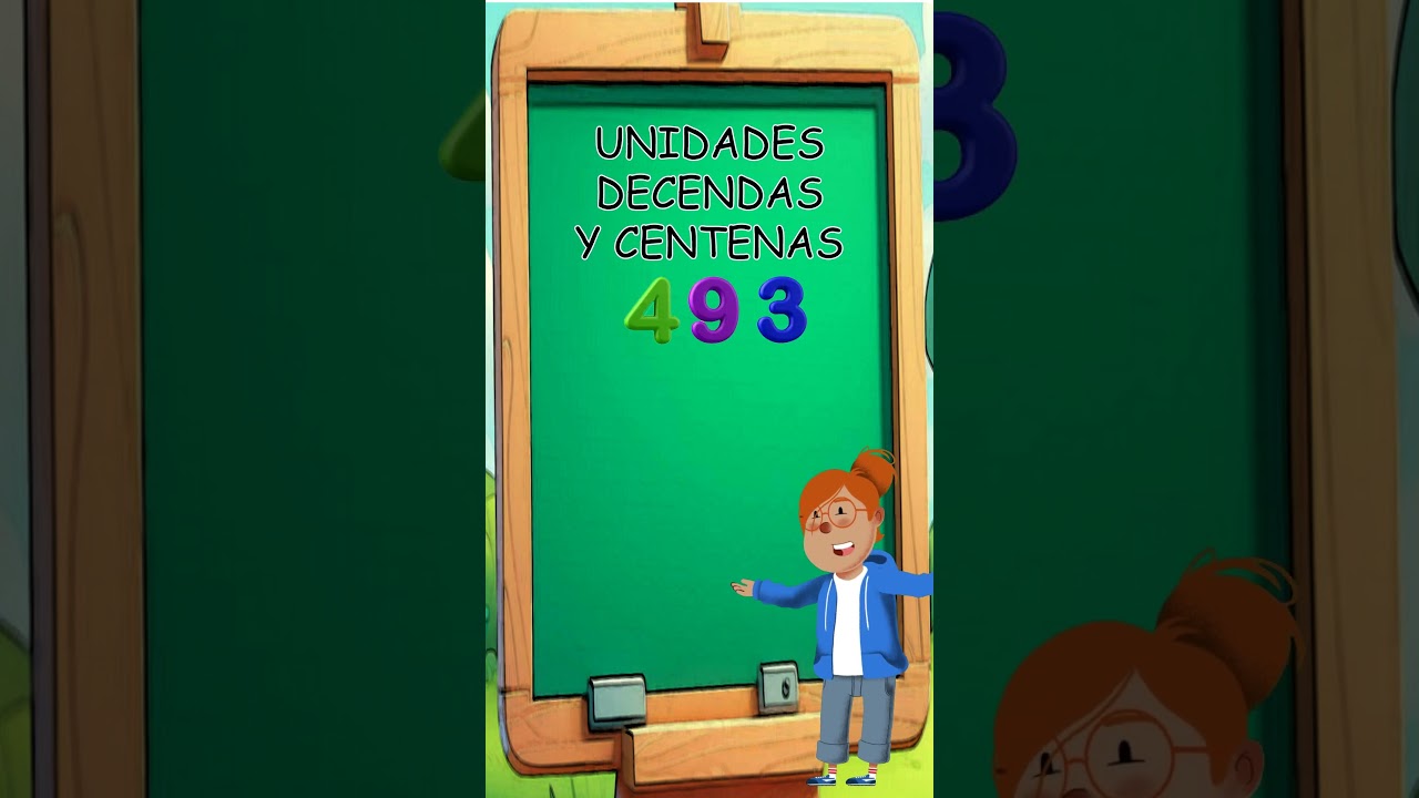 Aprende las Decenas, Centenas y Unidades. #centenas #unidades #decenas  #mates #matematicas