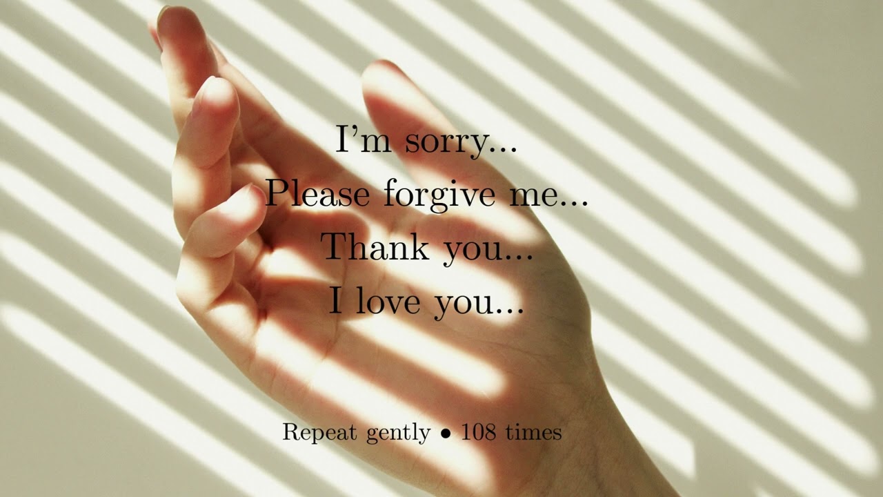 Ho’oponopono 108 Times | Let Go & Return#hooponopono #guidedmeditation #quickmeditation